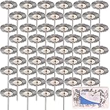 SPTA 38mm ステンレス鋼線ブラシ 研磨ブラシ 為に 1/8"（3mm）シャンク Dremel (ドレメル）Proxxon ロータリーツール--サンディング、研削、研磨 40個のパック [並行輸