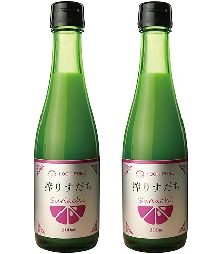 Amazon.co.jp: Squeezed Sudachi (6.8 fl oz (200 ml) 2 Bottles with