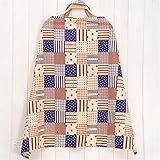 授乳カバー　授乳ケープ　授乳用　看護タオル　通気性　コットン　軽量　多機能 (色4)