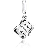 Bolenvi Happiness Book Reading Writer Publisher 925 erling Silver Pendant Charm Bead For Pandora & Similar Charm Bracelets or