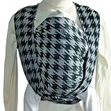 Didymos Houndstooth Baby Wrap Sling (Size 8, Anthracite) by Didymos