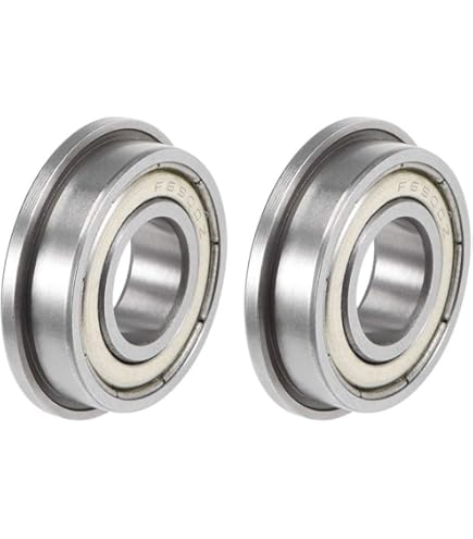 Amazon | uxcell フランジ付きボールベアリング MF126ZZ ダブルメタル