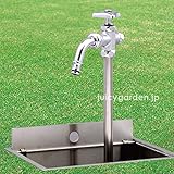 伸縮式立水栓D-EN デン 呼び長さ0.5M 伸びれば立水栓 縮めば散水栓 寒冷地対応