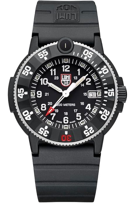 Amazon | Luminox XL.1051 メンズ Ice-Sar Arctic Black Dial ラバー 