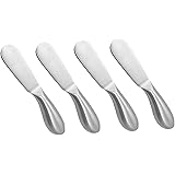 Accfore 4 Pcs Spreader Knife Set, Stainless Steel Multipurpos Cheese and Butter Spreader Knives