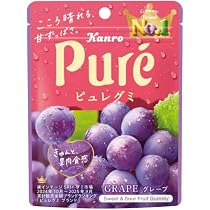 Amazon | カンロ ピュレグミマスカット 56g×6個 | カンロ | グミ 通販