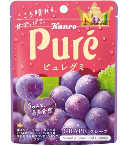 Amazon | カンロ ピュレグミ春空ピングレソーダ 52g×6個 | カンロ