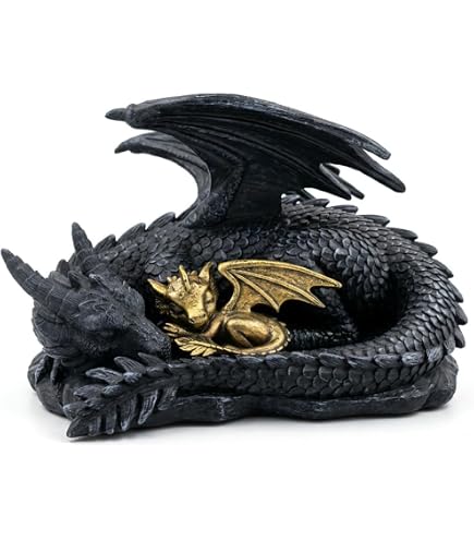 Amazon.co.jp: Needzo ドラゴン 置物 小物入れ ファンタジーをテーマに