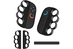 Switch2 Fit Box/Fit Box 2対応 コントローラー グリップ スイッチ ジョイコン ボクシングゲームグリップ 操作簡単 大人と子供向け 人間工学設計 Joy-Con ハンドル Switch2/Fit Boxing (フィットボクシング) /Fit Boxing 2(フィットボクシング2)対応 2個セット(ブラック)