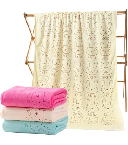 Amazon｜RERACO バスタオル 吸水 速乾 マイクロファイバー