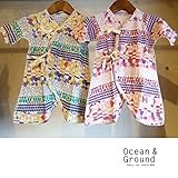 OCEAN&GROUND（オーシャンアンドグラウンド） コンビ肌着 RAIN (60) 60cm,PK：ピンク