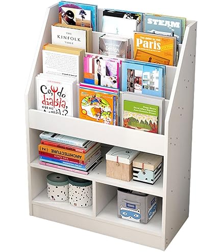 Amazon.co.jp: ニトリ(NITORI) キッズ絵本ラック セルフル S ホワイト
