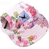 Amazon 愛犬ストライプサンバイザー ドックウェア 犬帽子 犬夏帽子 犬用日焼け防止 犬日よけ帽子 S Blue ノーブランド品 帽子 通販