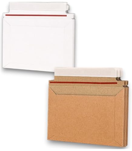 Amazon | 25枚セット 厚紙封筒 A4サイズ レターパック 目録 横32cm×縦