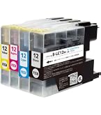 Brother LC12 XL インクカートリッジ 7個セット Amazon.co.jp: LC12 (BK/C/M/Y)【4色セット】ブラザー用 純互換インク