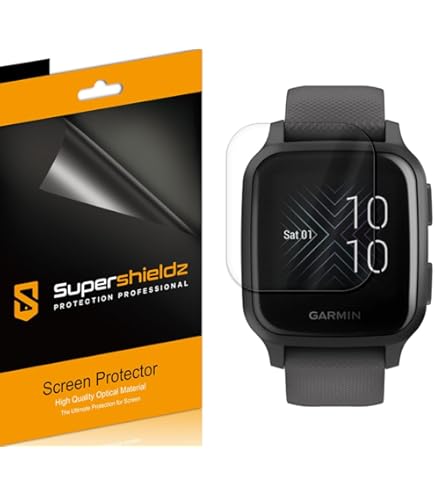 3-Pack Garmin Venu Sq 2/Sq Screen Protector Cases - TPU Full Coverage Black/Clear/Rose Gold