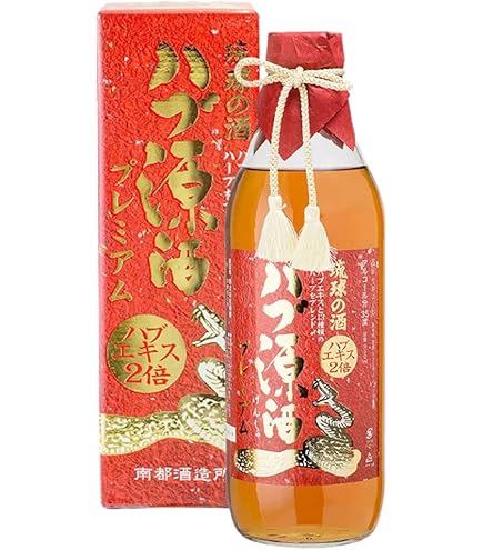ハブ酒２年物 Amazon.co.jp: 琉球の酒 ハブ源酒プレミアム 35度 950ml×2本 南都酒造