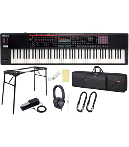 Amazon | Roland FANTOM-08 88鍵盤 シンプル4点セット 【ケース