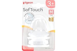 PIGEON SOFTOUCH NIPPLE 2PC M