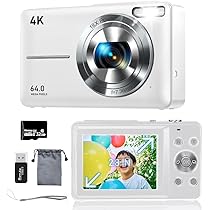 Amazon | デジカメ【4K動画撮影、6400万画素】デジタルカメラ