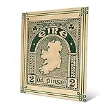 Rareアイルランド切手 – Distressed Eire 1935 IRISH 2dコイルスタンプベージュの壁アートプリント 8x10 CEL0000057MTL08X10XXX