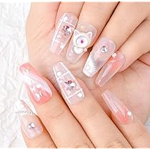 ロングバレリーナ FASHION NAIL ZCT-061 ネイルチップ バレリーナ ロング ダスティ