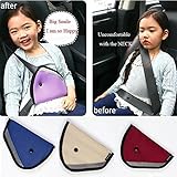 Seat belt adjusters,Konsait Safety Belt Covers,Seat Belt Positioner (Red) by Konsait