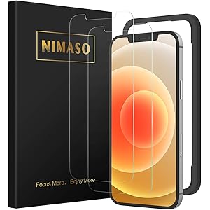 【2枚セット】NIMASO iPhone12 / iPhone12 pro ガラスフィルム 強化ガラス液晶保護フィルム…