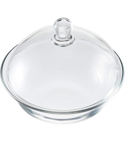 Amazon｜青山硝子 ガラス 蓋付き 保存容器 蓋物 小鉢 小付 小 約10cm