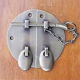 MANJA MTMET-097 真鍮 金具 金物 取っ手 ドアノブ つまみ ハンドル かんぬき 閂 アンティーク レトロ調 ナチュラル