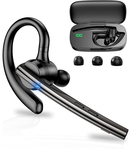 Amazon.co.jp: New Bee Bluetoothヘッドセット 片耳 CVC8.0+ENC ハンズ