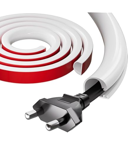 ALUNOVO Flat Design Aluminium Cable Duct Painted In White High Gloss