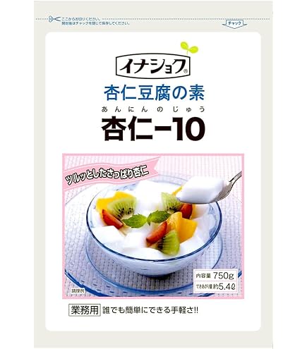 Amazon.co.jp: 【常温】 伊那食品 やわらか杏仁 杏仁豆腐の素 750g