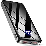 【40000mAh大容量·2024春新登場】モバイルバッテリー 急速充電 ３台同時充電 LCD電量残量表示 PSE技術基準適合 Type-C入出力兼用 最大2.1A出力 かしこく充電 iPad/iPhone/Android各種スマホ対応 安全設計 回