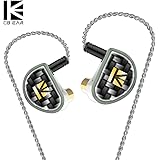 KINBOOFI KBEAR DIAMOND 高音質イヤホン コネクター2pin カナル型イヤホン DLC類ダブル複合クリスタルダイアモンド振動膜 モニター 中華イヤホン