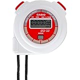 CASIO(カシオ) ストップウォッチ ホワイト デジタル ラップタイム スプリット 計測 消音 HS-3C-7JH