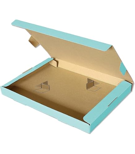 Amazon.co.jp: 静和マテリアル ダンボール箱 浅型 A4 書類 60サイズ内