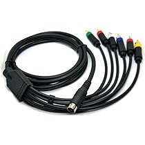 (未使用･未開封品)　コンポーネントAVケーブル sdt40b8 Amazon | カラーモニタースペシャルライン、セガサターン、赤青