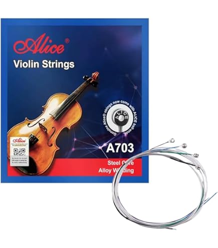 Amazon | スズキ バイオリン弦 1E 2A 3D 4G 1/2-1/4 セット (4/4-1/16