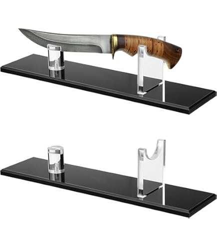 Amazon｜ナイフディスプレイスタンド アクリルナイフスタンド