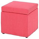 不二貿易 ボックススツール ボスラ 40×40cm ピンク 50369