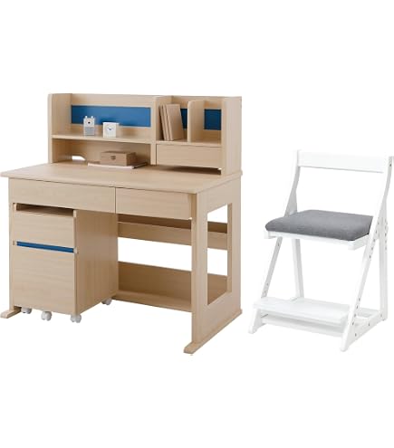 美品□カリモク□デスク□机□スパイオキッズ□Spio□学習机□オーク材