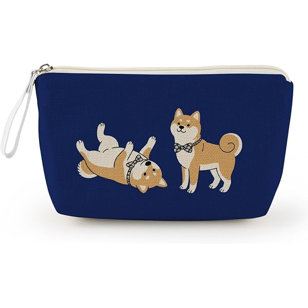 Amazon.co.jp: 【shiba.代官山】柴犬 ポーチ マルチ 化粧 グレー