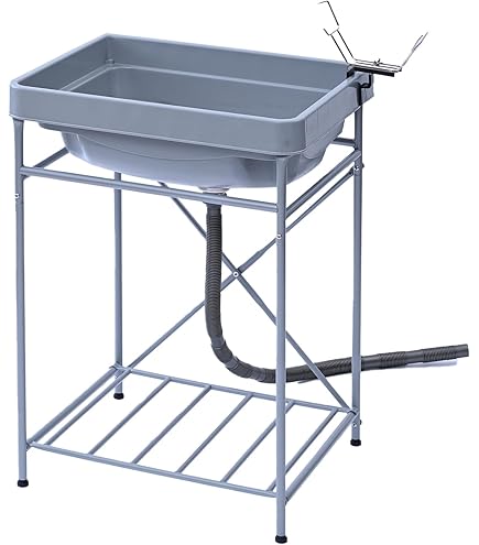 Amazon.co.jp: ユーティリティフロアモップシンク、深型洗面台付き