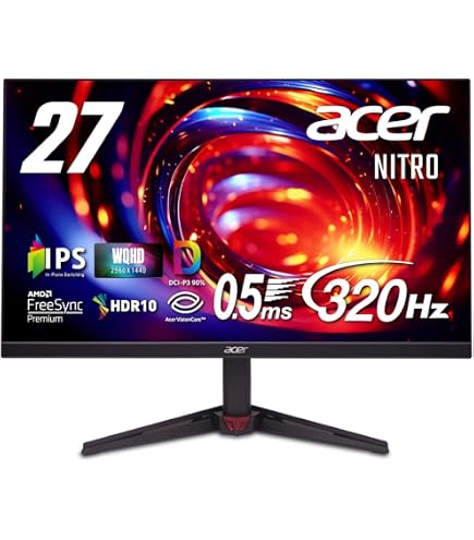 Amazon.co.jp: Acer Nitro XV322QK Vbmiiphzx 31.5インチ UHD 3840 x 