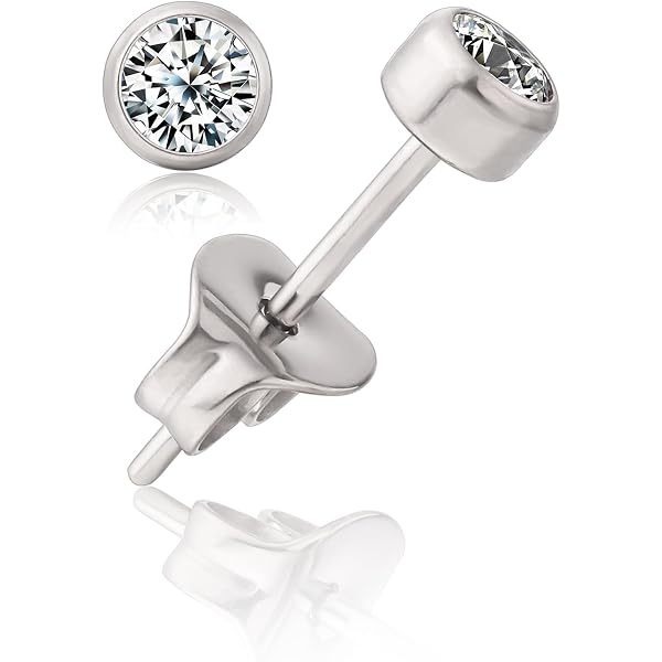 Amazon | 【TAKE-UP】[ セカンドピアス] Ptミラーボールピアスピアス