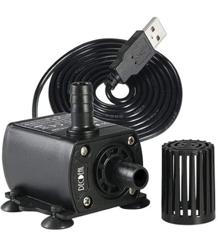 Amazon.co.jp: Parishop 水中ポンプ ミニ 吐出量300L/H DC5V 4.8W USB