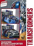 Transformers Silver Knight Bed Set - Comforter, Sheets, and Pillowcase - Twin [並行輸入品]
