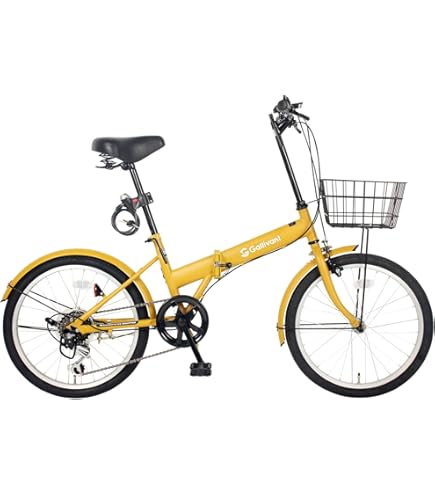 Amazon | 折りたたみ自転車 20インチ GV-06 外装6段変速ギア フロント