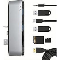 Amazon | Microsoft Surface laptop Go 2/1 laptop 5/4/3 専用 USBハブ